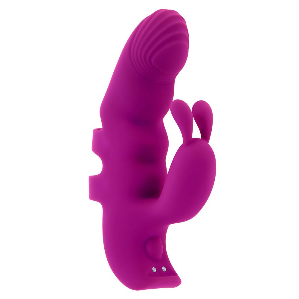 Playboy Pleasure Lend A Hand Finger Vibrator - Purple