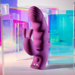 Playboy Pleasure Lend A Hand Finger Vibrator - Purple