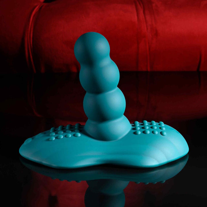 Playboy Pleasure Have A Seat - Rideable Vibrator and Grinder Pad with Remote - Green