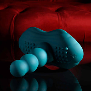 Playboy Pleasure Have A Seat - Rideable Vibrator and Grinder Pad with Remote - Green