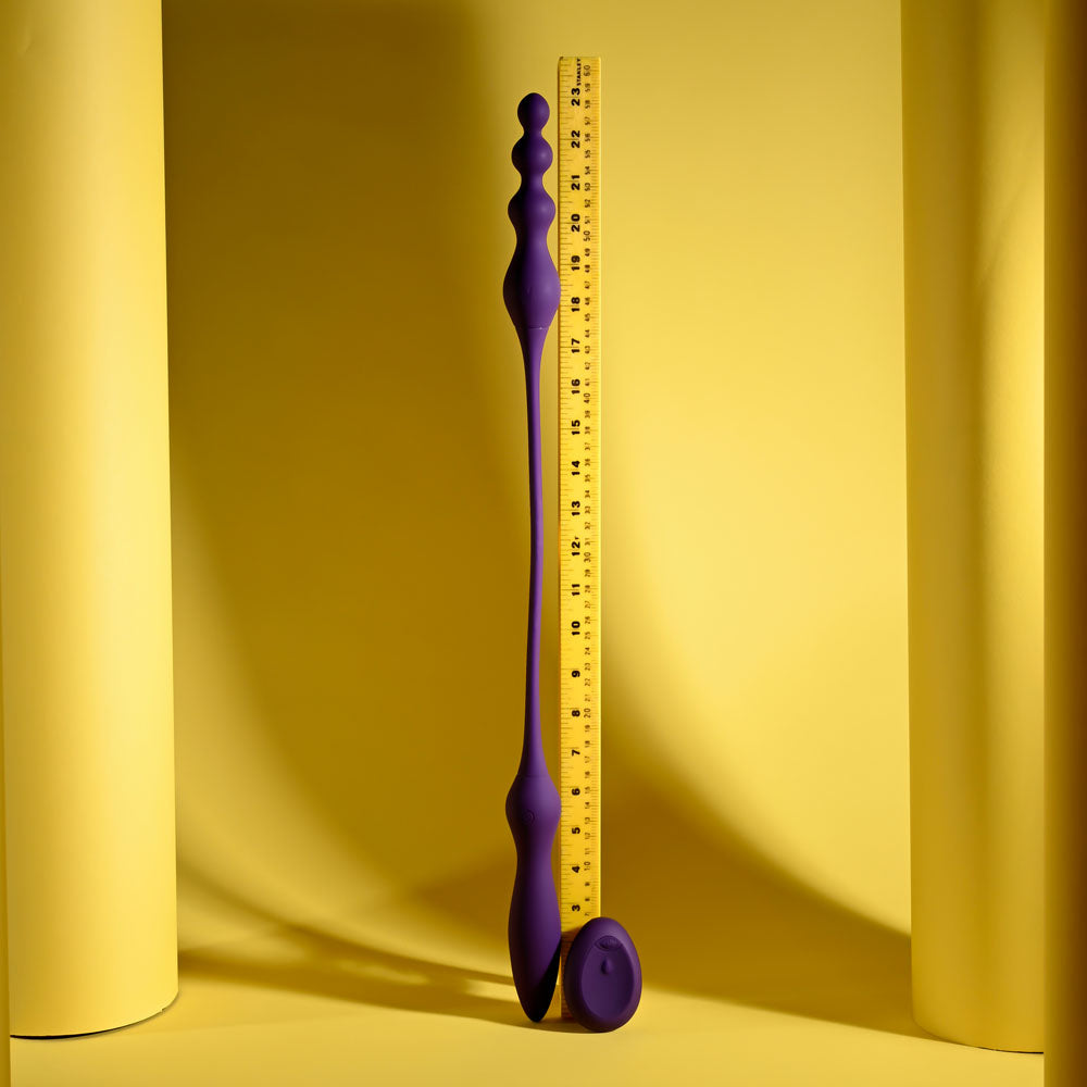 Playboy Pleasure This & That Flexible Dual Ended Vibrator - Purple