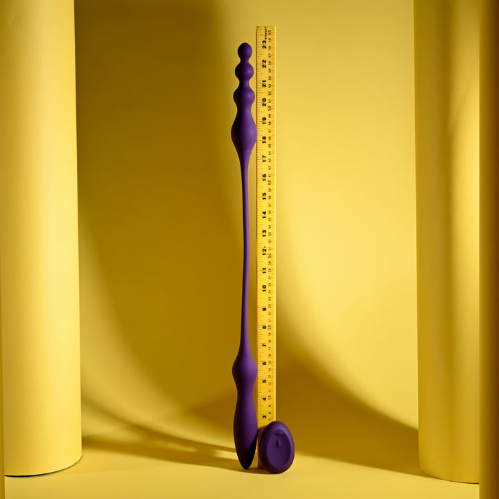 Playboy Pleasure This & That Flexible Dual Ended Vibrator - Purple