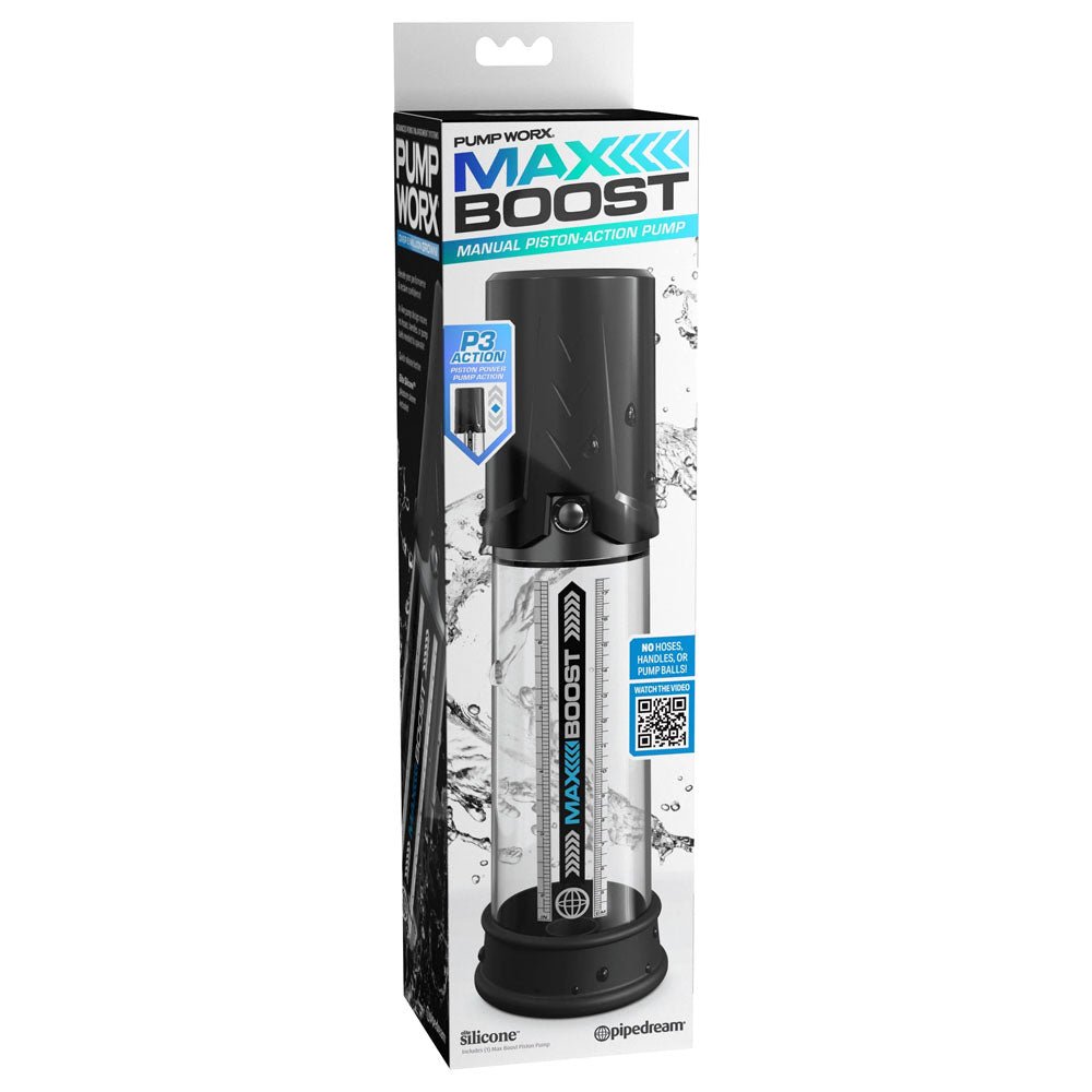 Pump Worx Max Boost - Black Penis Pump