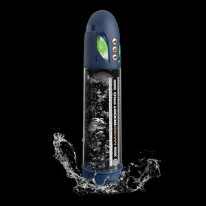 Pump Worx Max Boost Pro Flow - Waterproof Auto Penis Pump - Blue