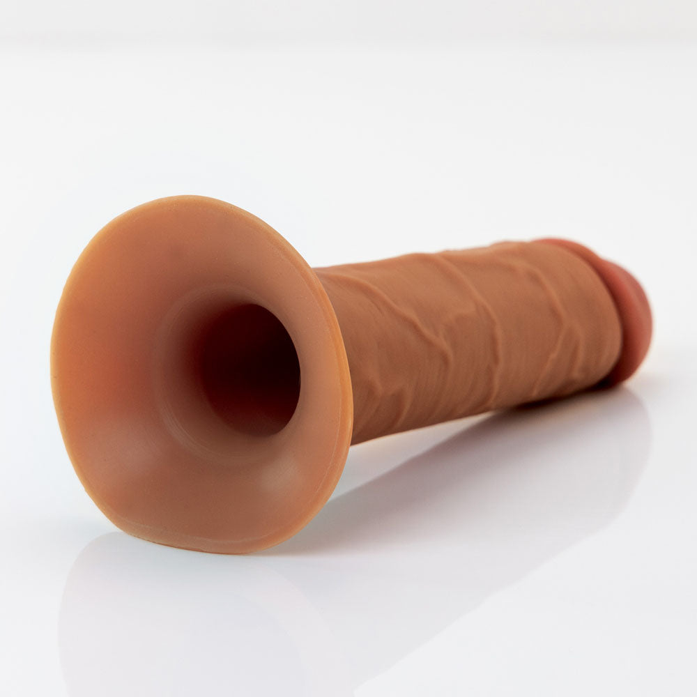 FX Elite 6 Inch Silicone Hollow Strap-On - Tan