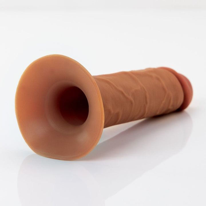 FX Elite 7 Inch Silicone Hollow Strap-On - Tan