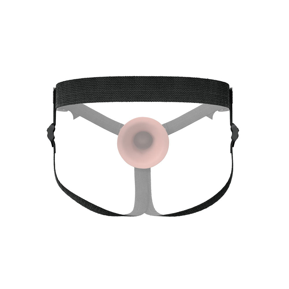 Fantasy X-Tensions Elite 9 Inch Silicone Hollow Strap-On - Flesh