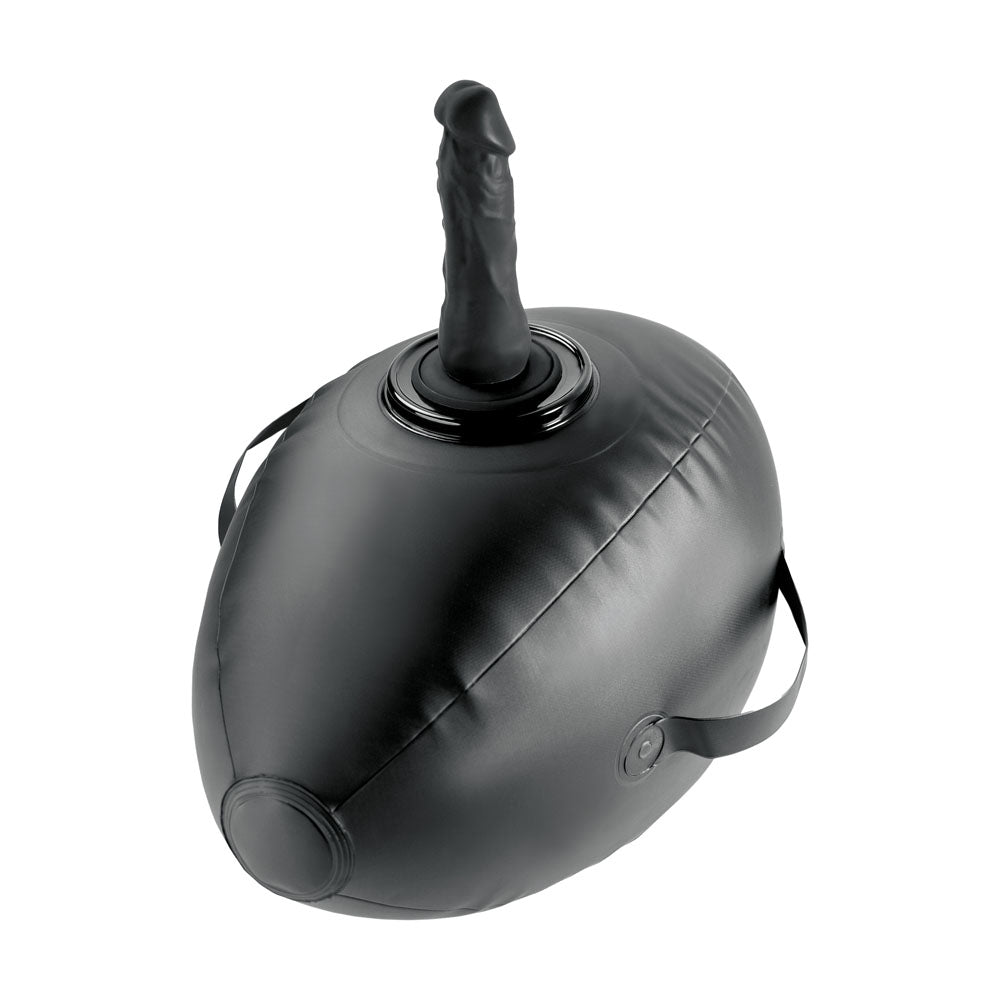Fetish Fantasy Series Body Dock Inflatable Love Ball with 6 Inch Black Dildo