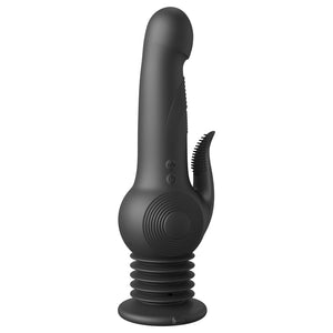 Fetish Fantasy Series Pogo Thruster Rabbit Vibrator - Black