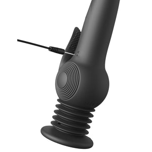 Fetish Fantasy Series Pogo Thruster Rabbit Vibrator - Black