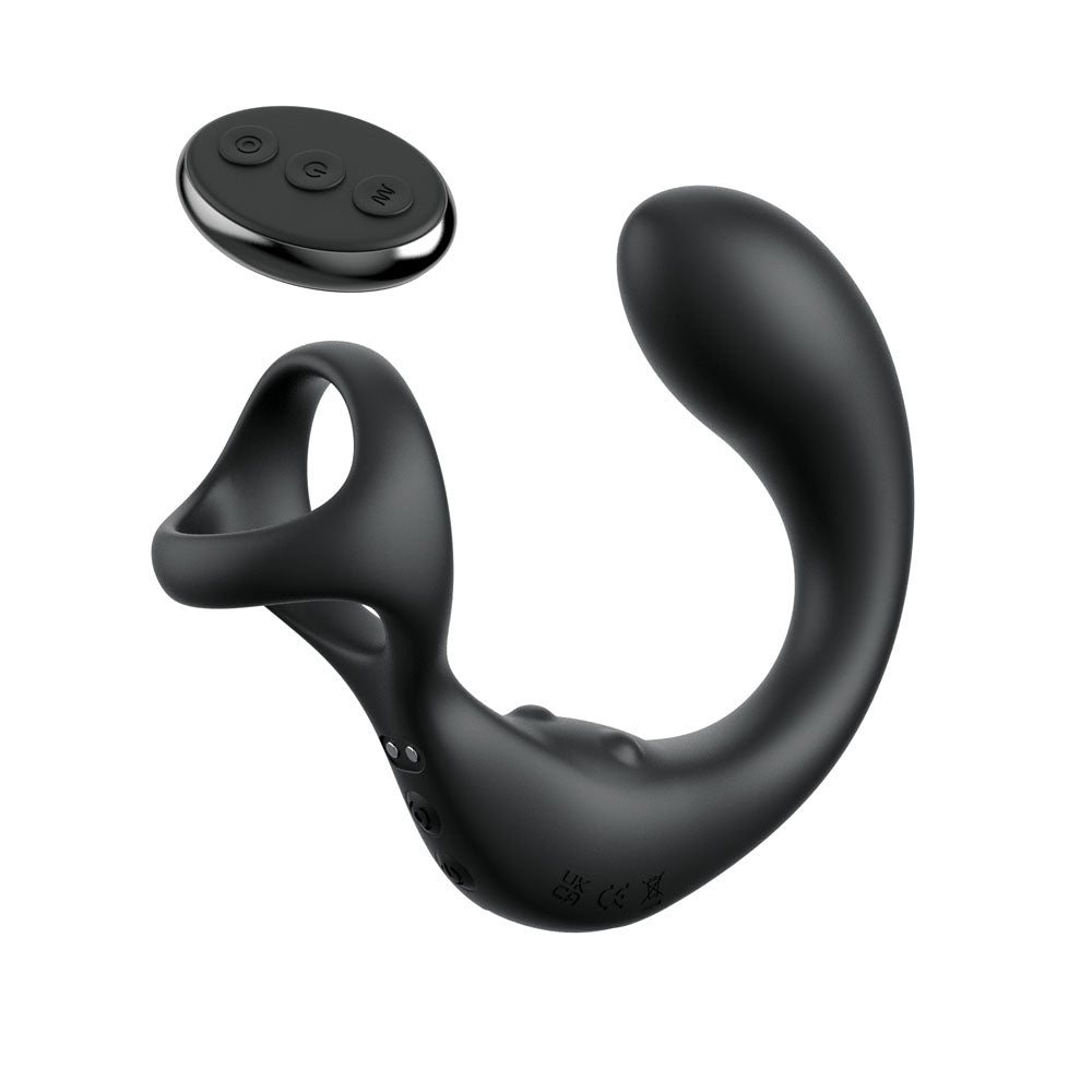 Anal Fantasy Elite Ass-Gasm Taint-alizer Prostate Massager - Black