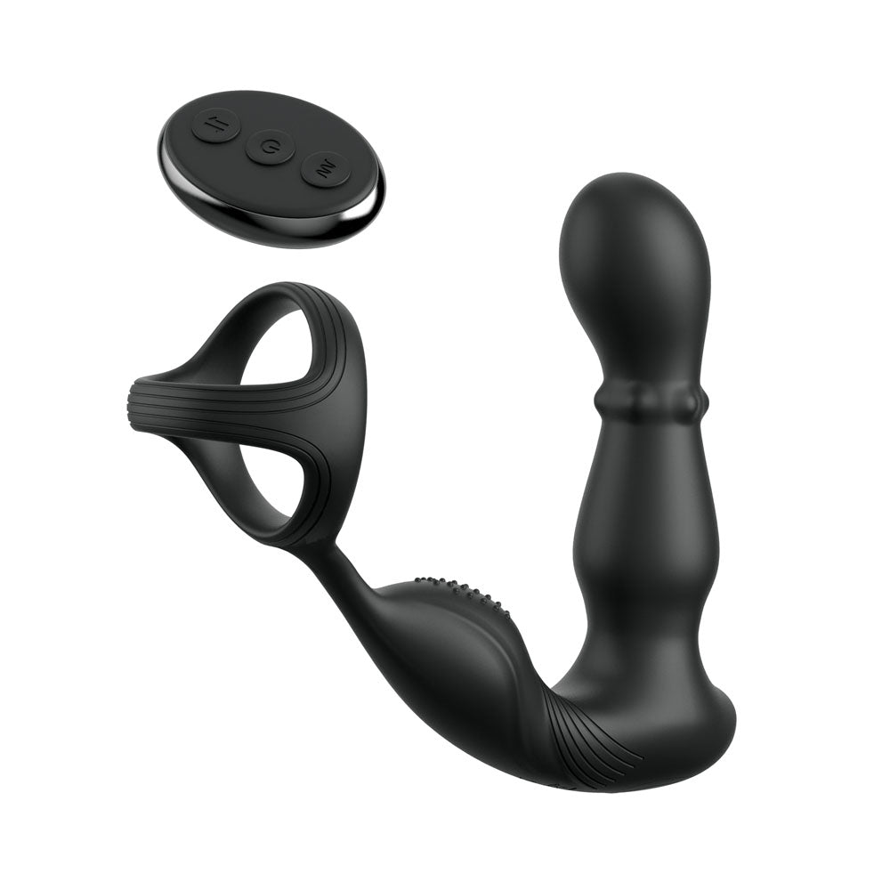 Anal Fantasy Elite Ass-Gasm Slide & Glide Prostate Massager - Black