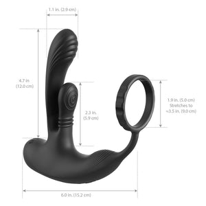 Ass-Gasm IntiMotion Quad Motor Prostate Massager with Remote