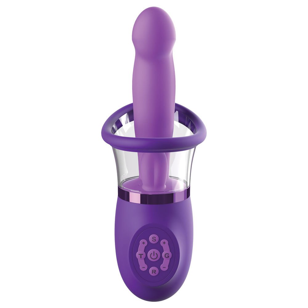 Fantasy For Her Ultimate Pleasure Pro Plus - Suck Lick & Flicking Vibrator - Purple