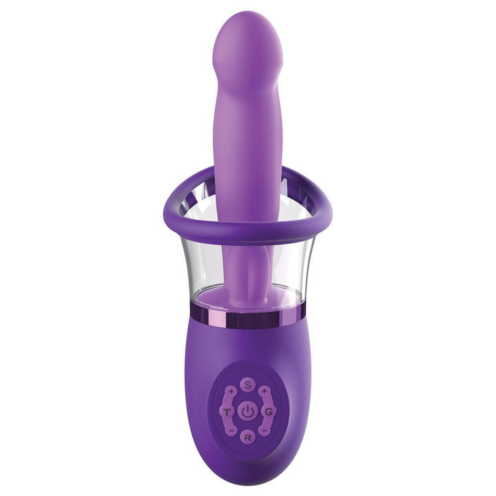 Fantasy For Her Ultimate Pleasure Pro Plus - Suck Lick & Flicking Vibrator - Purple