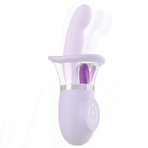 Fantasy For Her Ultimate Pleasure Pro Plus - Suck Lick & Flicking Vibrator - Purple