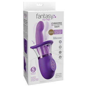 Fantasy For Her Ultimate Pleasure Pro Plus - Suck Lick & Flicking Vibrator - Purple