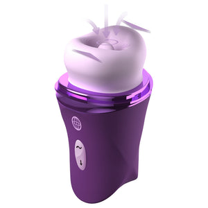 Fantasy For Her Lush Kiss Plush Suction Licking Vibrator - Purple