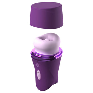 Fantasy For Her Lush Kiss Plush Suction Licking Vibrator - Purple
