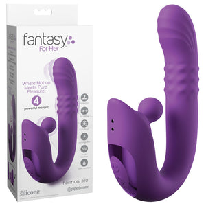 Fantasy For Her Harmoni Pro - Purple Rechargeable Throbbing Vibrator