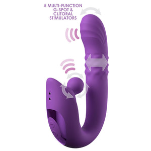 Fantasy For Her Harmoni Pro - Purple Rechargeable Throbbing Vibrator
