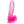 King Cock Clear 6 Inch Dildo with Balls - Pink