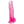King Cock Clear 8 Inch Dildo with Balls - Pink