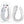 King Cock Clear Large Double Trouble -17.5 Inch Dong - Clear