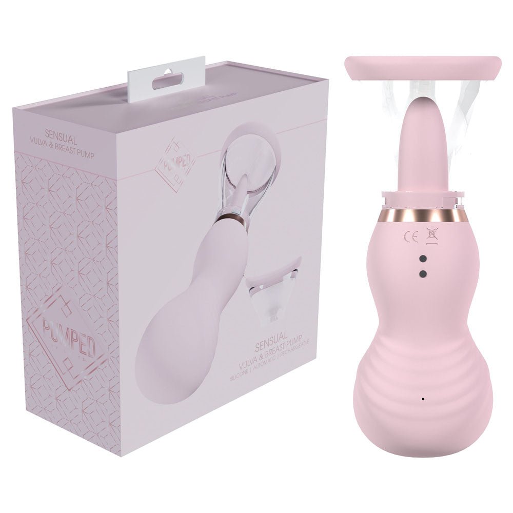 Pumped Sensual Auto Vulva & Breast Pump - Pink