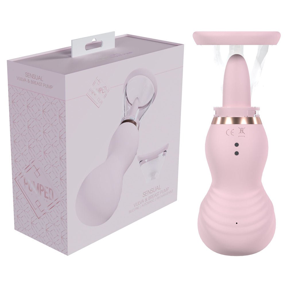 Pumped Sensual Auto Vulva & Breast Pump - Pink