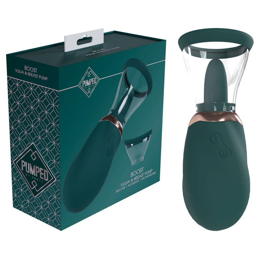 Pumped Boost Auto Vulva & Breast Pump - Green