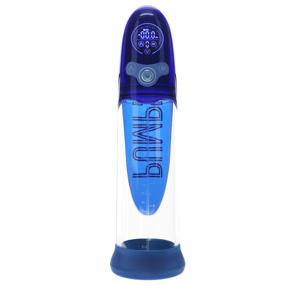 Pumped Aqua-Pro AI-Enabled Submersible Auto Penis Pump - Blue