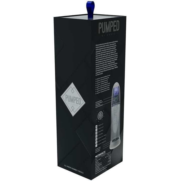 Pumped Aqua-Pro AI-Enabled Submersible Auto Penis Pump - Grey