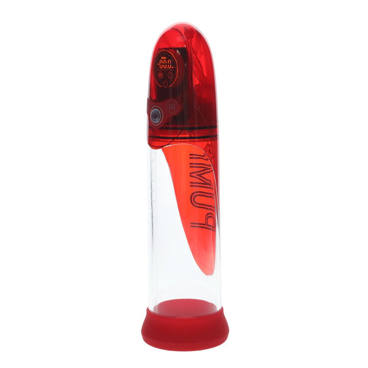 Pumped Aqua-Pro AI-Enabled Submersible Auto Penis Pump - Red
