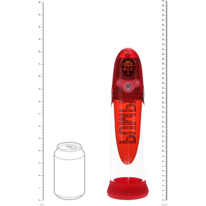 Pumped Aqua-Pro AI-Enabled Submersible Auto Penis Pump - Red