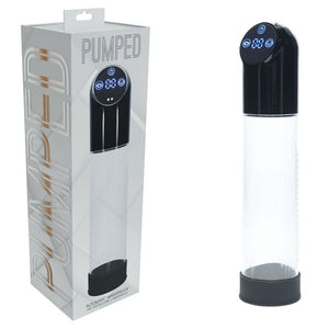 Pumped Automatic Waterproof Penis Pump - Black
