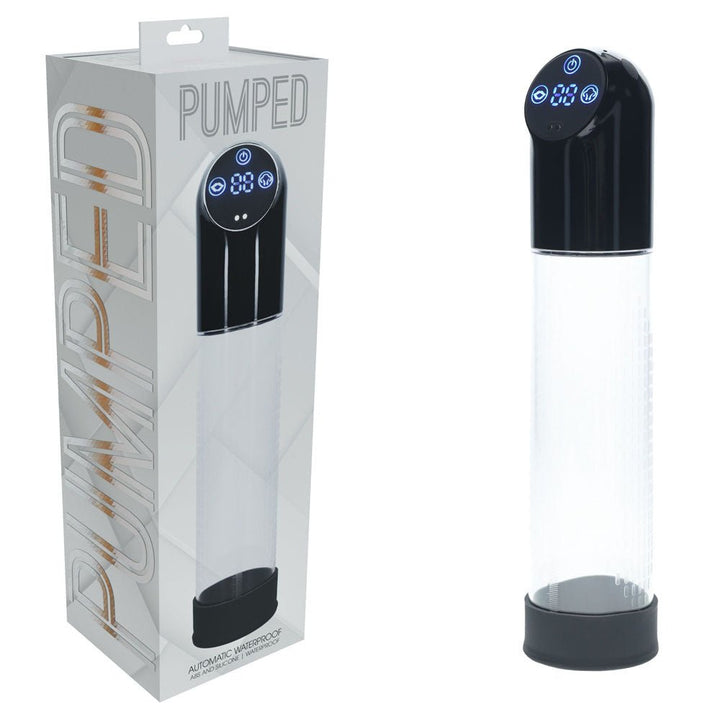 Pumped Automatic Waterproof Penis Pump - Black