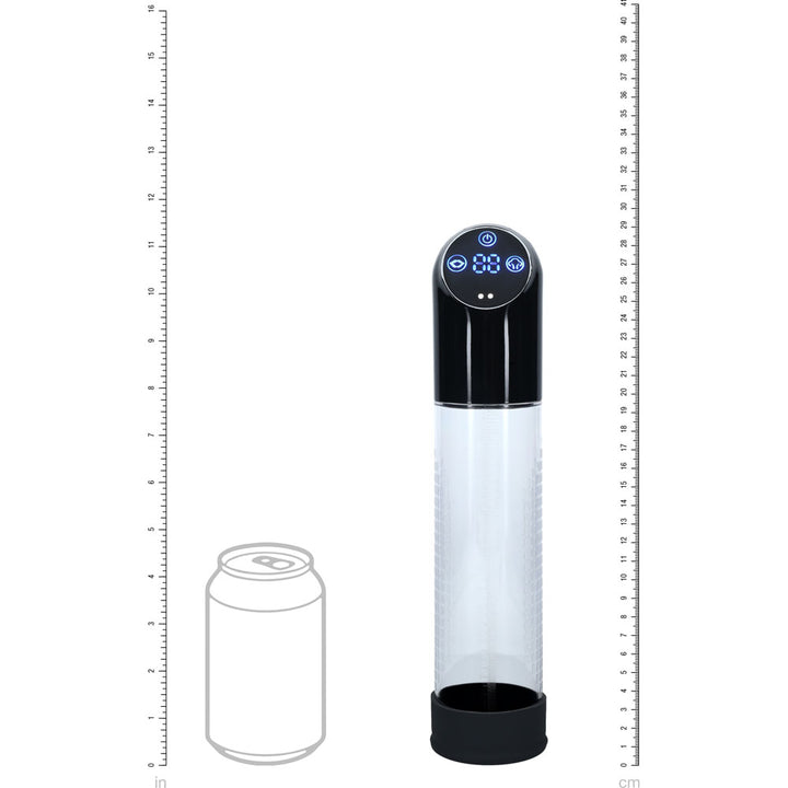 Pumped Automatic Waterproof Penis Pump - Black