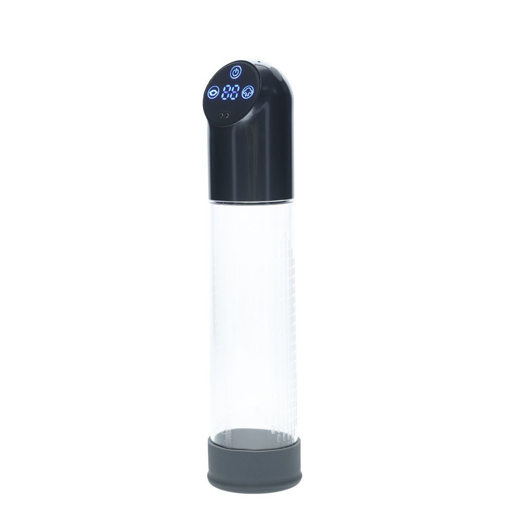 Pumped Automatic Waterproof Penis Pump - Gun Metal