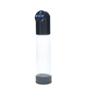 Pumped Automatic Waterproof Penis Pump - Gun Metal