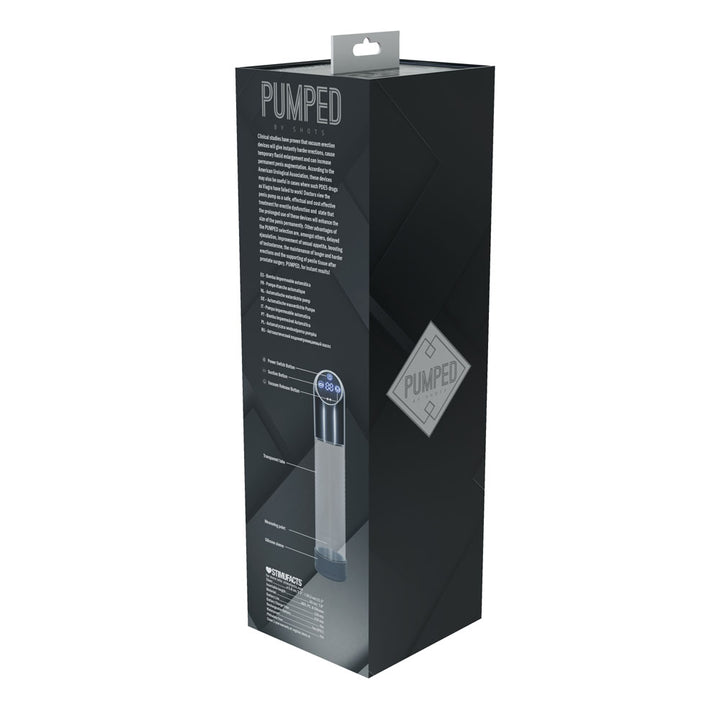 Pumped Automatic Waterproof Penis Pump - Gun Metal