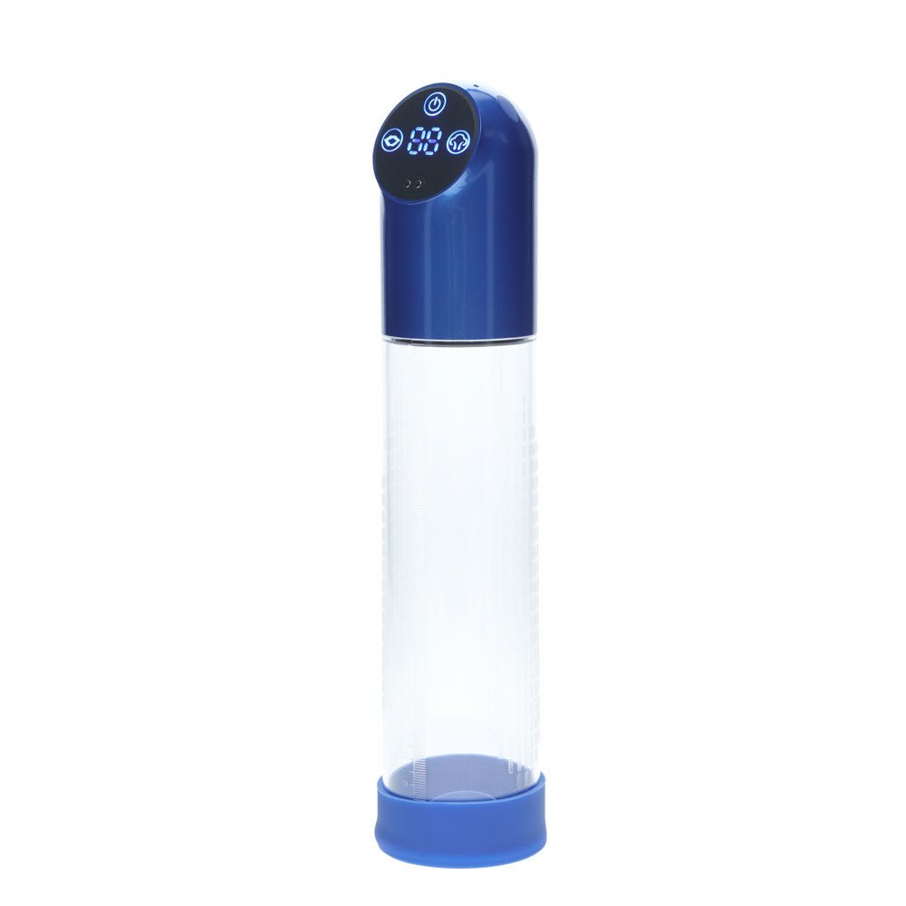 Pumped Automatic Waterproof Penis Pump - Blue