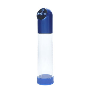 Pumped Automatic Waterproof Penis Pump - Blue