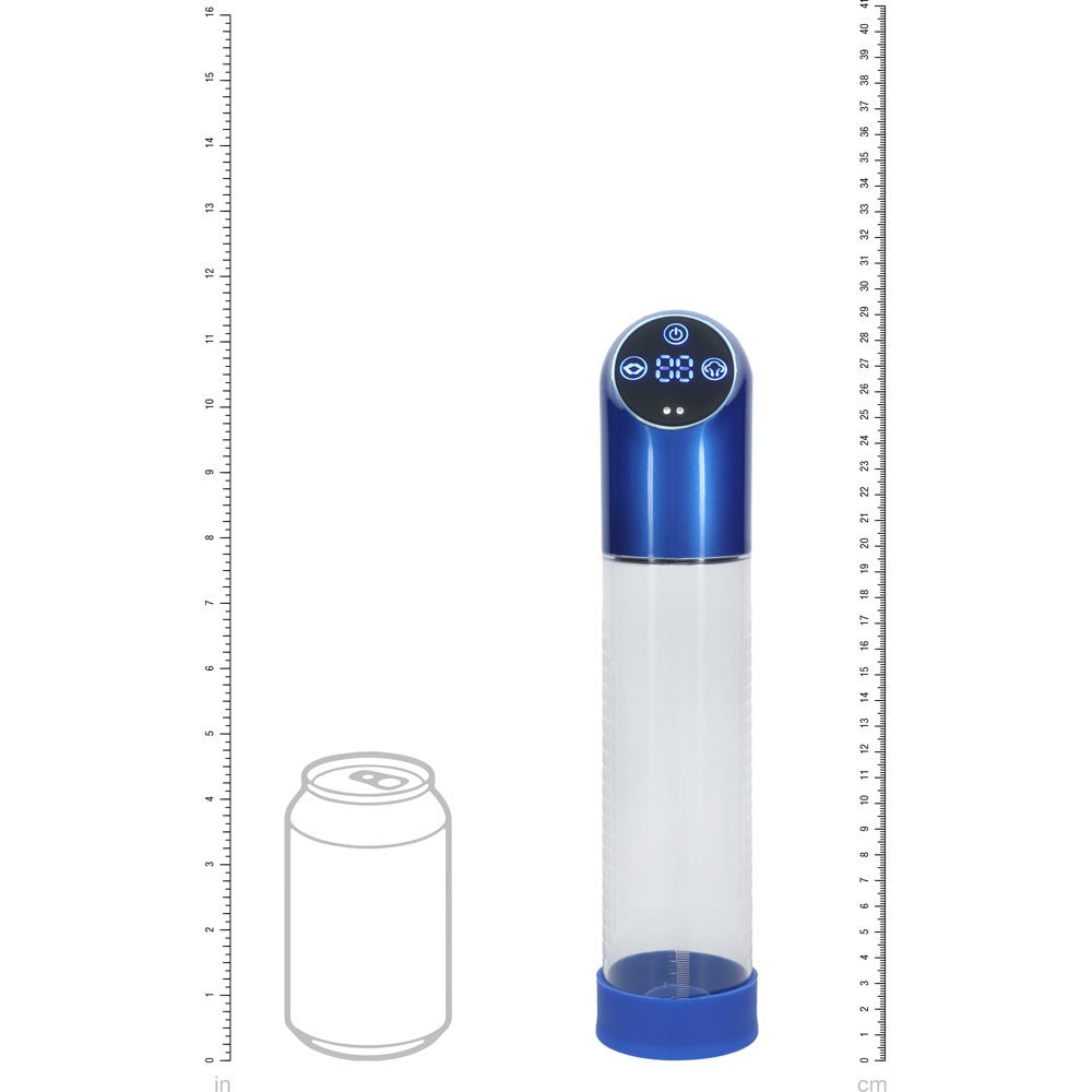 Pumped Automatic Waterproof Penis Pump - Blue