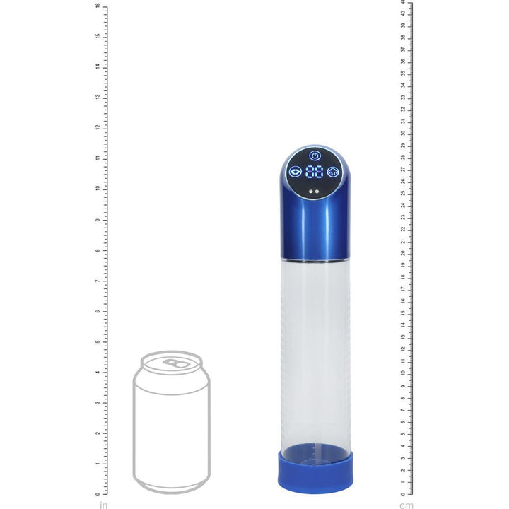 Pumped Automatic Waterproof Penis Pump - Blue