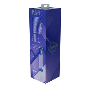 Pumped Automatic Waterproof Penis Pump - Blue