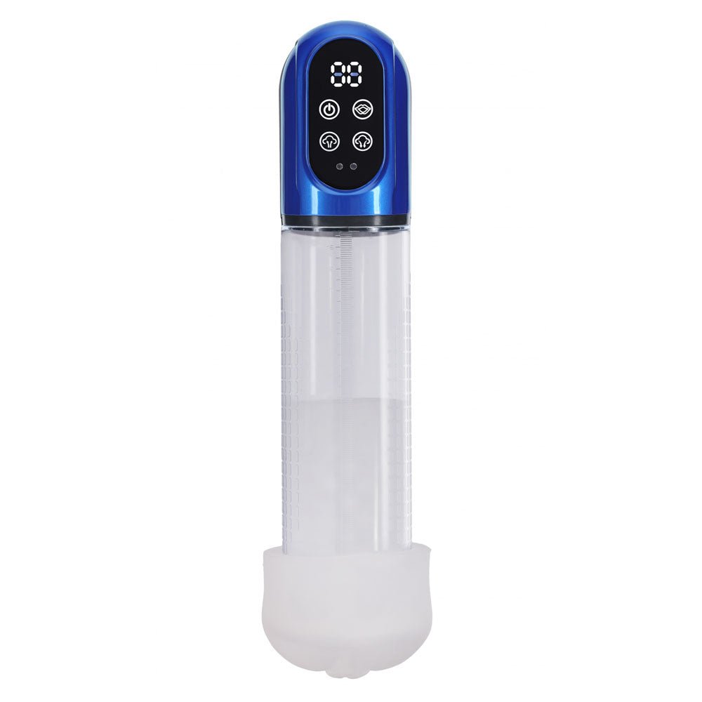 Pumped Engage Automatic Penis Pump - Blue