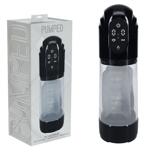 Pumped TechnoThrust Auto Masturbator - Black/Clear