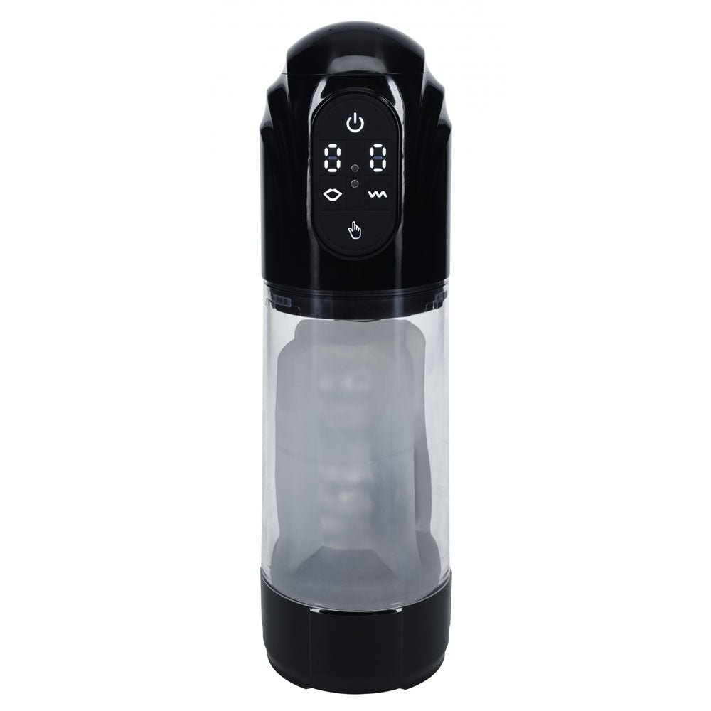 Pumped TechnoThrust Auto Masturbator - Black/Clear