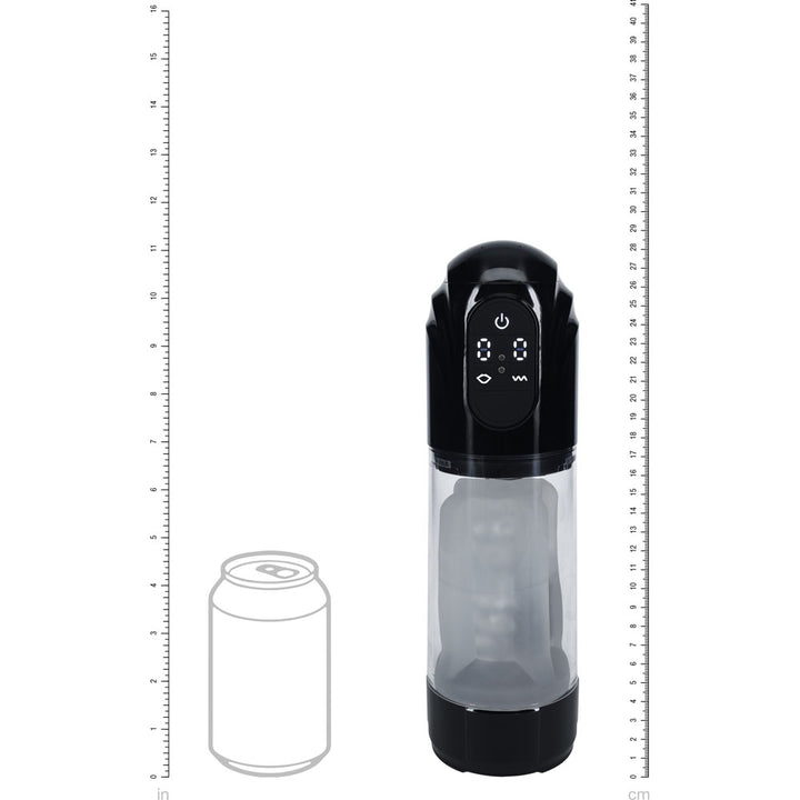 Pumped TechnoThrust Auto Masturbator - Black/Clear